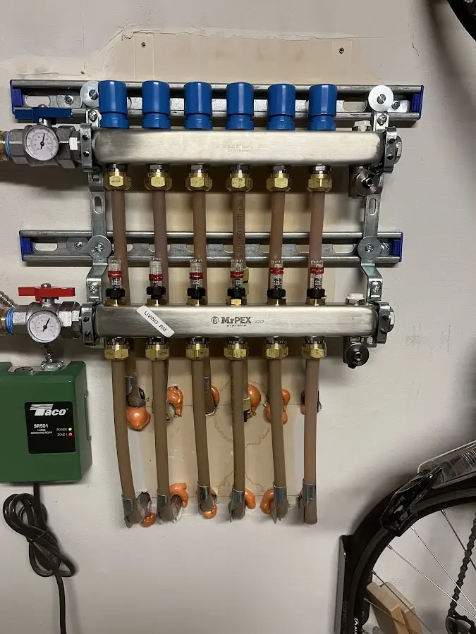 Plumber performing Leak Detection at a residential property in Marion